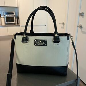 Kate Spade Black and Cream Bag